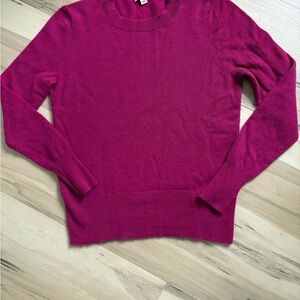 Bundle 100% Cashmere Sweaters Magenta and Blue size XS Old Money Natural Fibers